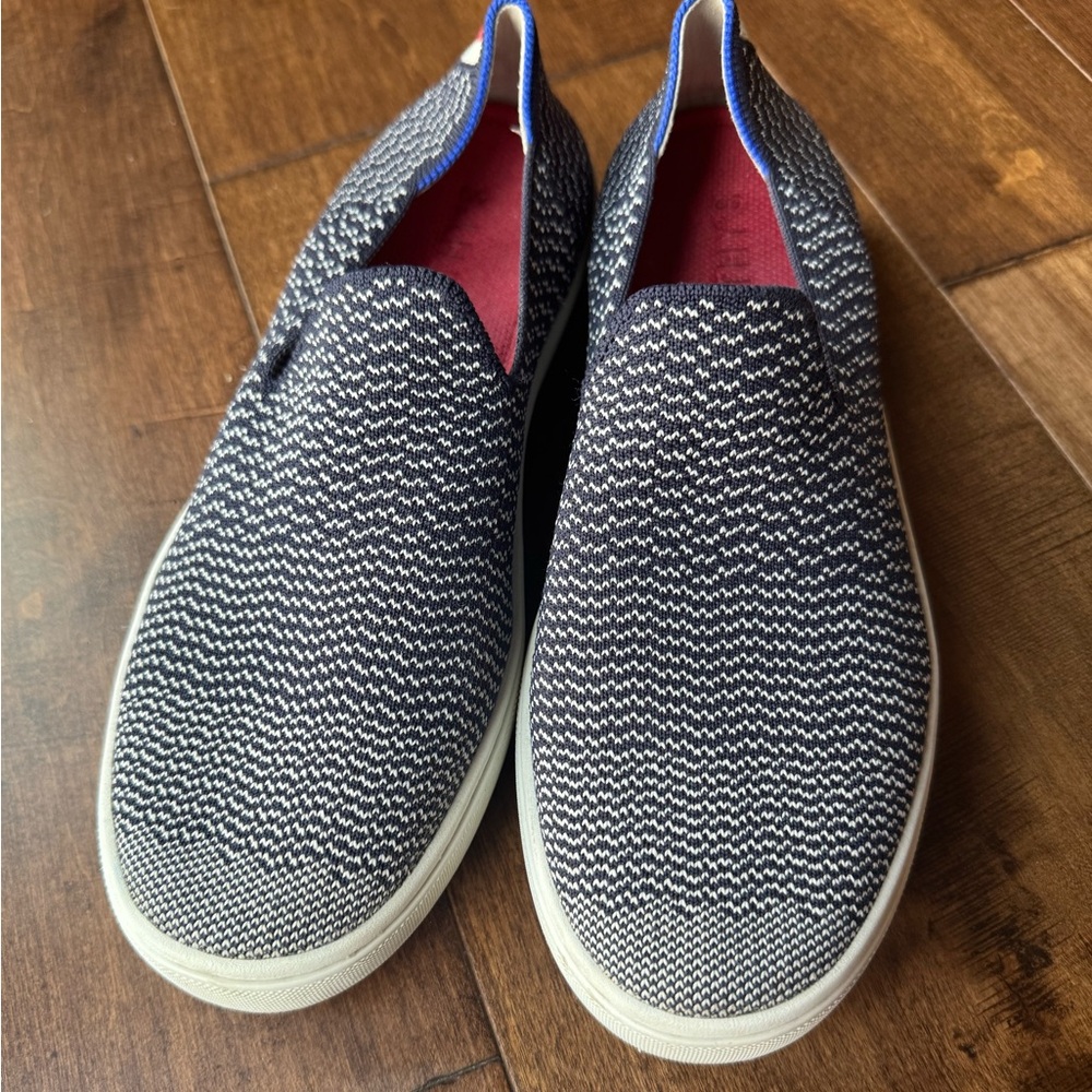 Rothy’s Sneakers Maritime Gradient Navy/White/Red Sz 9